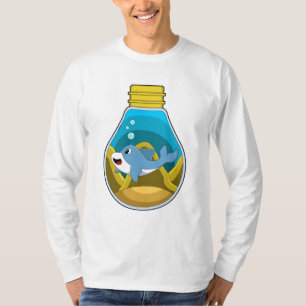 Camiseta Golfinho em Nadação no Aquário