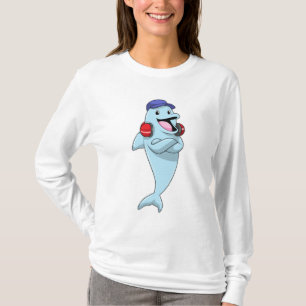 Camiseta Golfinho em Ouça música