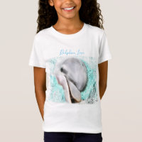 Camiseta Golfinho Feliz de Amor de Golfinho