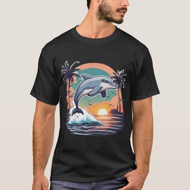 Camiseta Golfinho fofo (Frente)