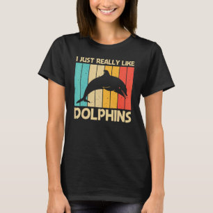 Camiseta Golfinho legal Para Homens Golfinhos Beluga Baleia