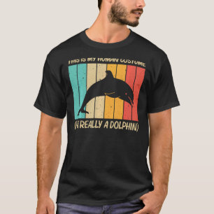 Camiseta Golfinho legal Para Homens Golfinhos Beluga Baleia