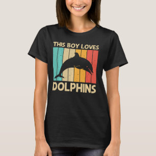 Camiseta Golfinho legal Para Meninos Golfinhos Beluga Balei