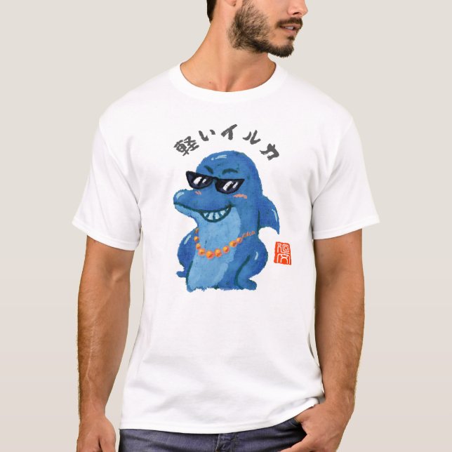 Camiseta Golfinho leve (Frente)