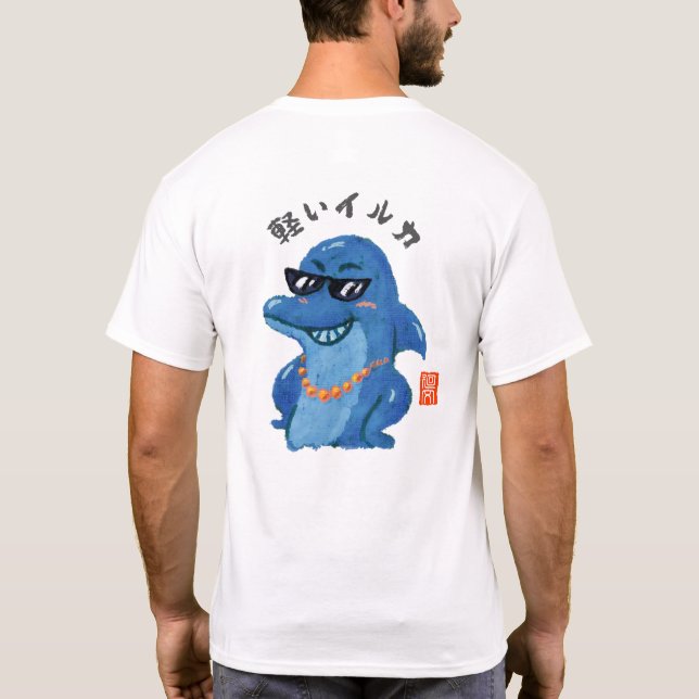 Camiseta Golfinho leve (Verso)
