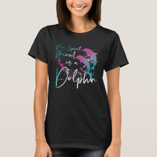 Camiseta Golfinho Meu Espírito Animal É Um Golfinho