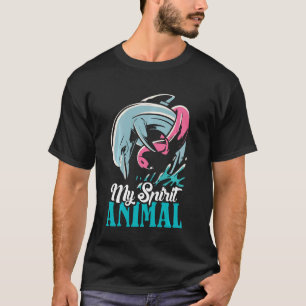 Camiseta Golfinho Meu Espírito Animal Golfinho E Golfinho L