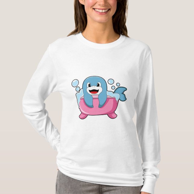 Camiseta Golfinho na Banheira (Frente)