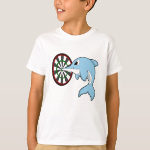 Camiseta Golfinho nas Trevas com Dartboard