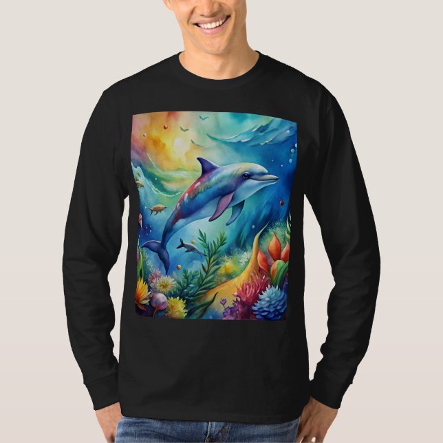 Camiseta Golfinho Pintado (Frente)