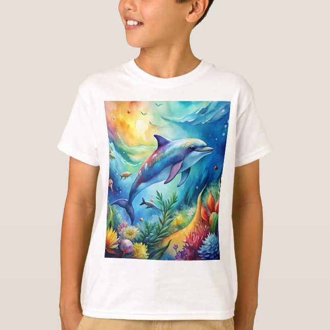 Camiseta Golfinho Pintado (Frente)