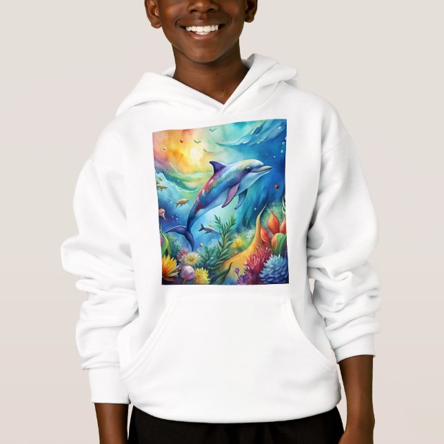 Camiseta Golfinho Pintado (Frente)