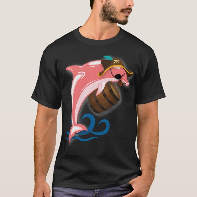Camiseta Golfinho Pirata (Frente)