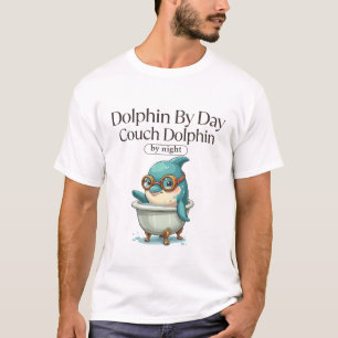 Camiseta Golfinho por golfinho de sofá diário