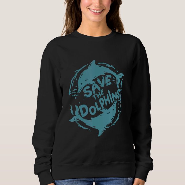 Camiseta golfinho salva golfinhos (Frente)