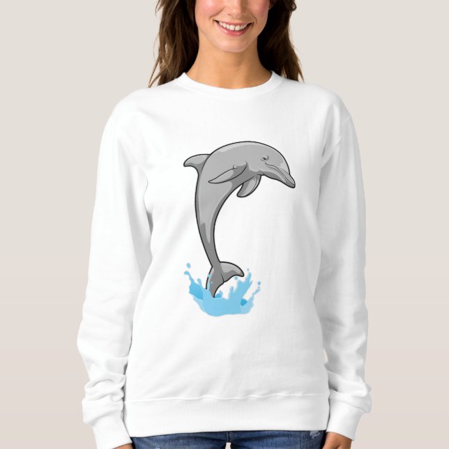 Camiseta Golfinho sobre água (Frente)