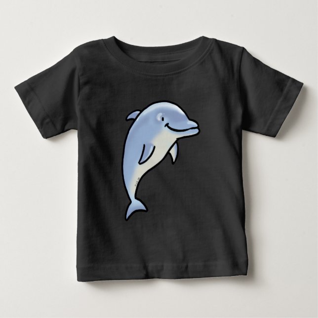 Camiseta Golfinho Sorridente Fofo (Frente)