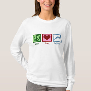 Camiseta Golfinhos do amor da paz