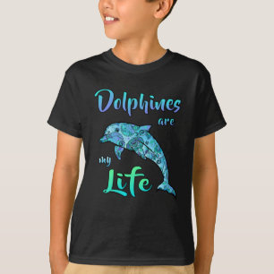 Camiseta Golfinhos Golfinhos Peixes Do Oceano Peixe Engraç