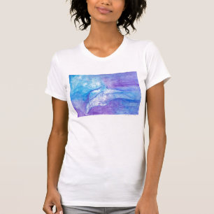 Camiseta Golfinhos no azul