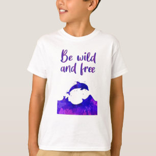 Camiseta Golfinhos No Oceano Atlântico Golfinho Peixe Engr