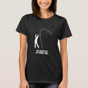 Camiseta Golfista da Bola de Golfe de Humor e Golfe Fade