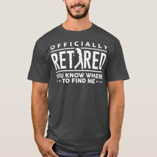 Camiseta Golfista de Golfe do Pai de Golfe Oficialmente Apo