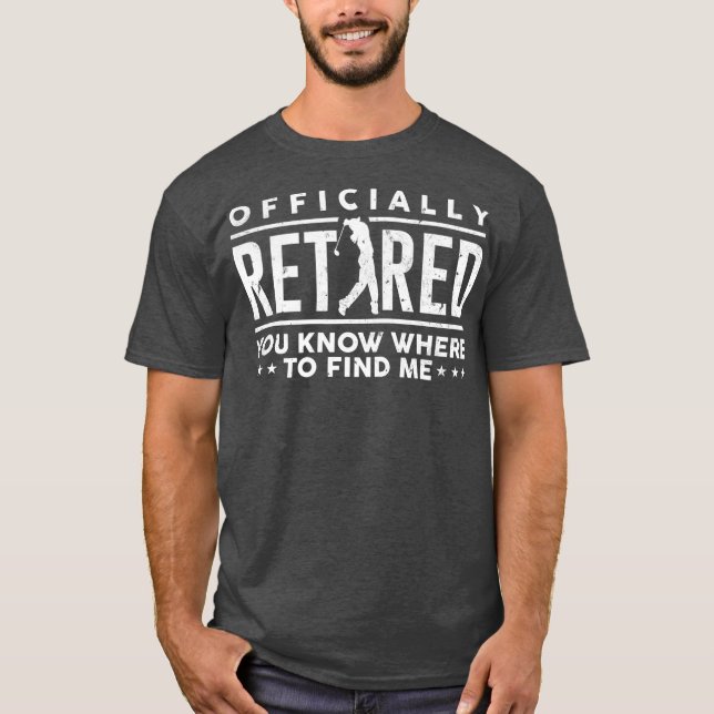 Camiseta Golfista de Golfe do Pai de Golfe Oficialmente Apo (Frente)