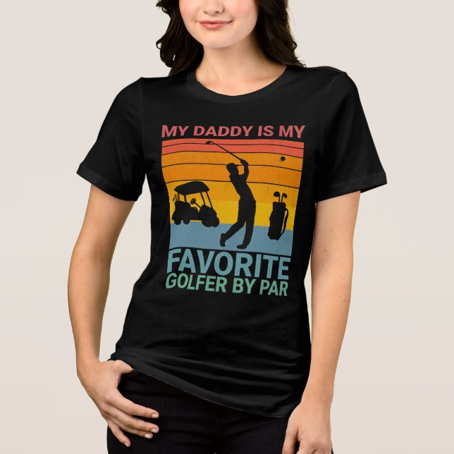 Camiseta Golfista Favorito Por Par para o Pai (Frente)
