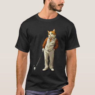 Camiseta Golfista Felino