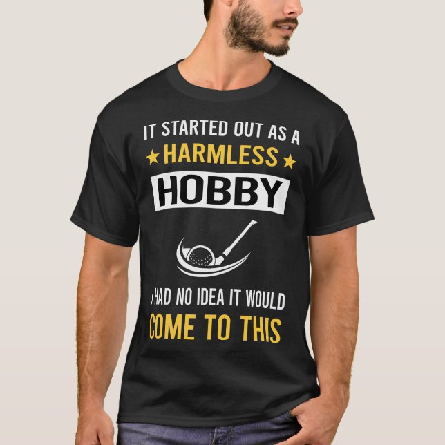 Camiseta Golfista Golfiado de Golfe sem Hécrby (Frente)