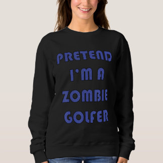 Camiseta Golfista Zumbi Fantasia de Golfe de Halloween 2