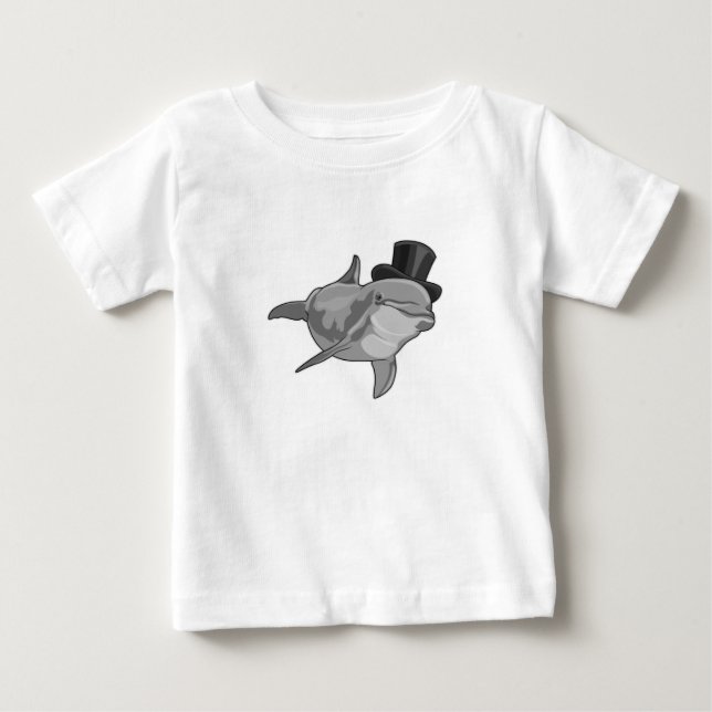 Camiseta Golfo como Cavalheiro com Cartola (Frente)