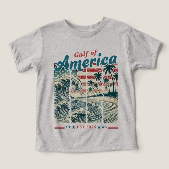 Camiseta Golfo da América (Design frontal)