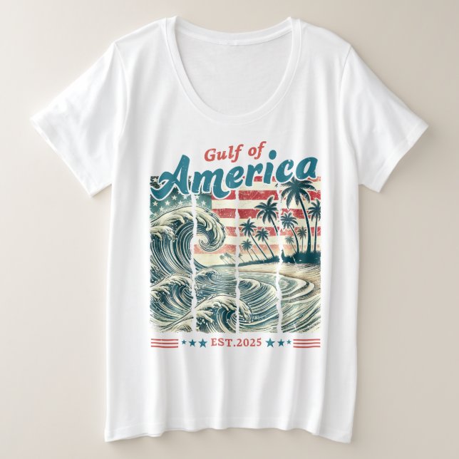 Camiseta Golfo da América (Frente do Design)