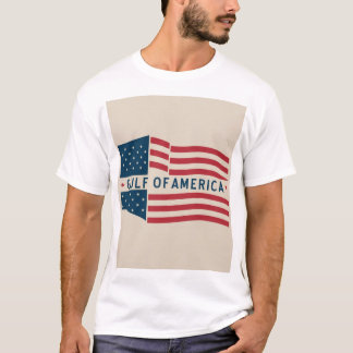 Camiseta golfo da américa