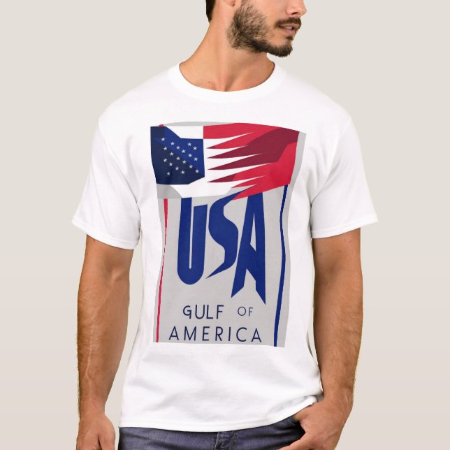 Camiseta golfo da américa (Frente)