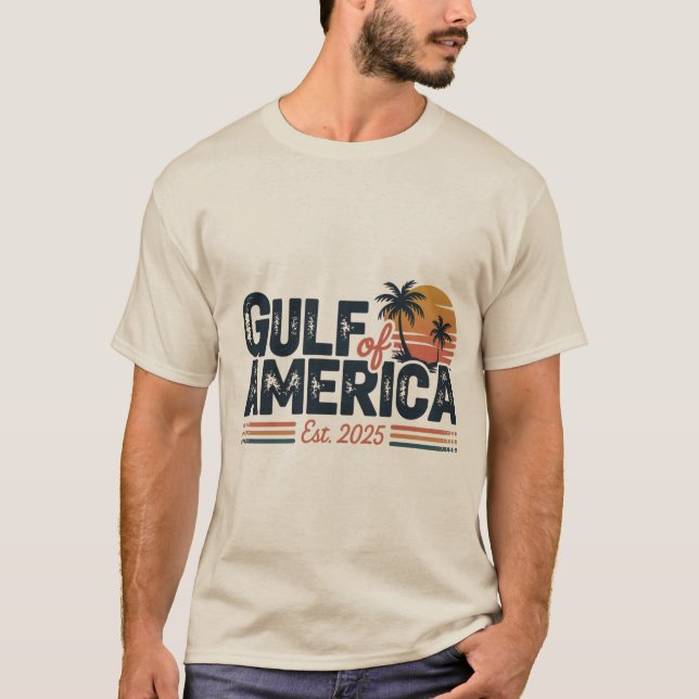 Camiseta Golfo da América e Golfo do México T-S (Frente)