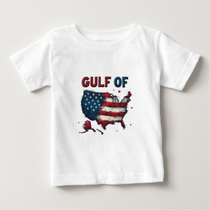 Camiseta Golfo da América Mapa Trump EUA Golfo do México