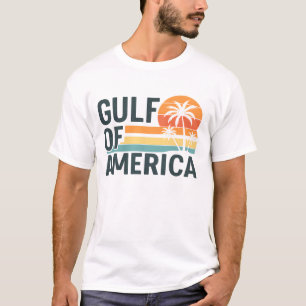 Camiseta Golfo da América Retro Beach Vibes Design