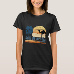 Camiseta Golfo Da Arábia Est 2025 Trump Arabian Golfo Funny