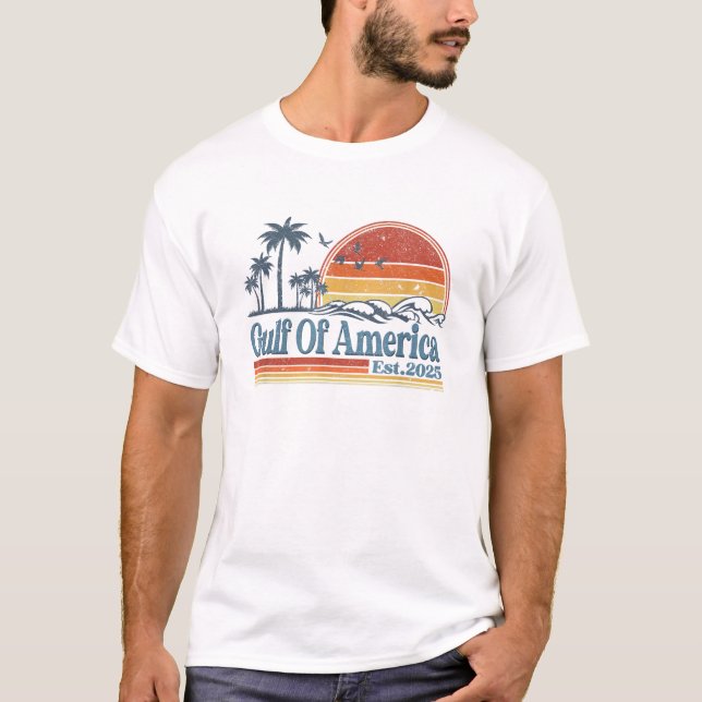 Camiseta Golfo De Bandeira Americano 2025 (Frente)