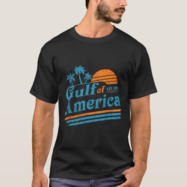 Camiseta Golfo De Bandeira Americano 2025 (Frente)