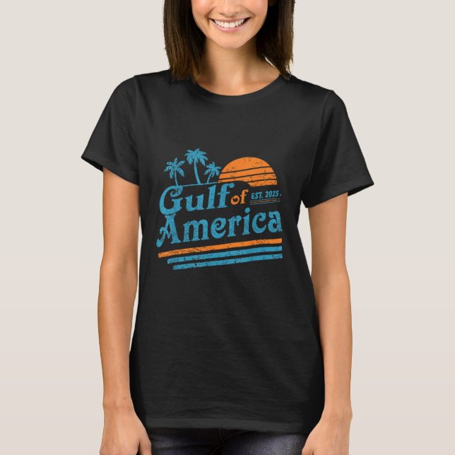 Camiseta Golfo De Bandeira Americano 2025 (Frente)