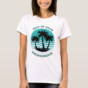Camiseta Golfo de Gavin   Engraçado Humor Político