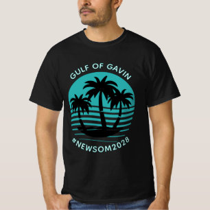 Camiseta Golfo de Gavin Engraçado Humor Político