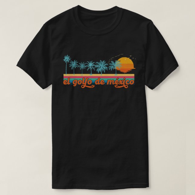 Camiseta  Golfo De México (Frente do Design)