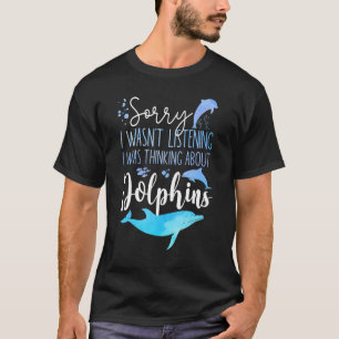 Camiseta Golfo Desculpe Não Estava Ouvindo Estava Pensando