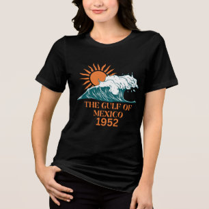 Camiseta Golfo do México 1952,Coast V-Neck, Golfo