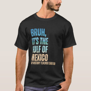 Camiseta Golfo do México Bruh Meu Professor de História Dis